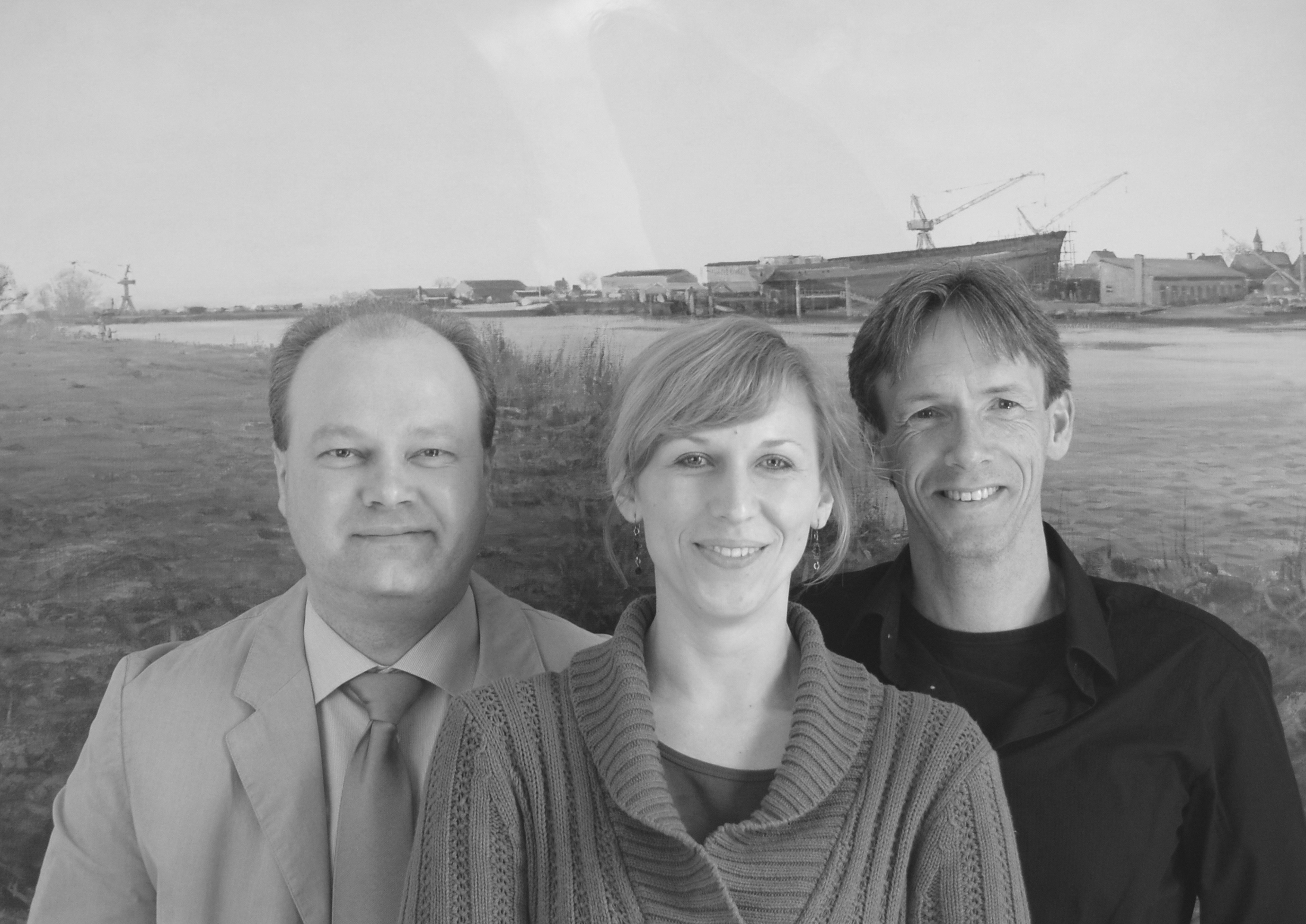 Christian Holst (egeb), Katharina Glockner, Olaf Prüß (beide RegionNord)